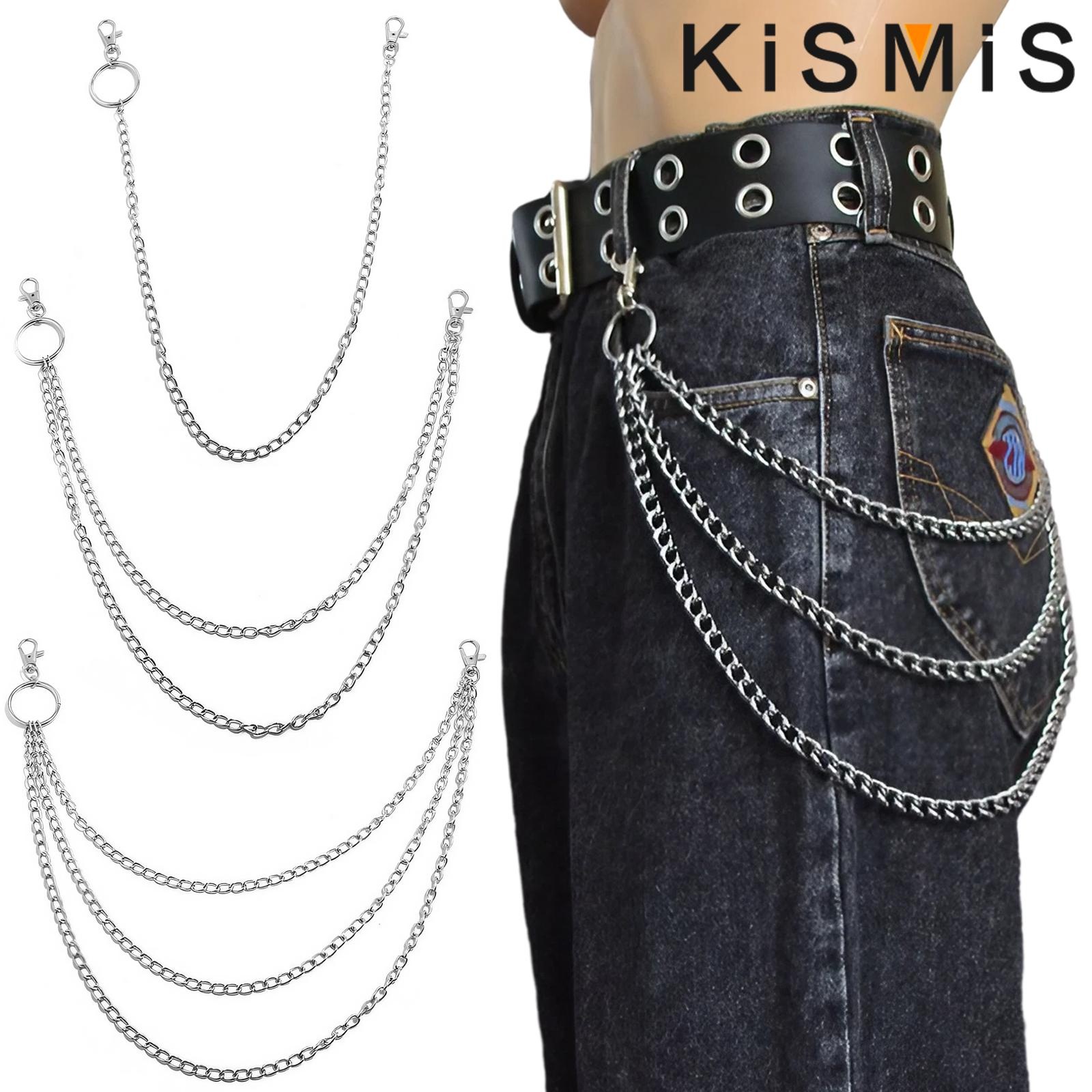 Body Jewelry Leg Chain - KISMIS 1PC Punk Street พวงกุญแจกางเกงกางเกง CHAIN