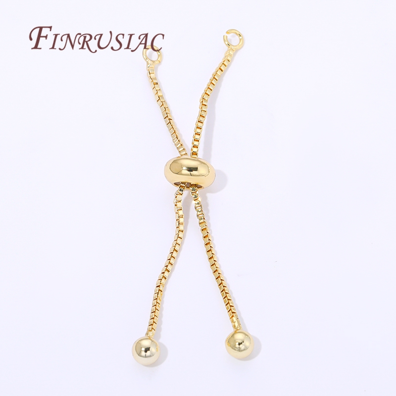 Body Jewelry Organizer - 1/3/5 ชิ้น โซ่กล่องชุบทอง 18K ขนาด 5