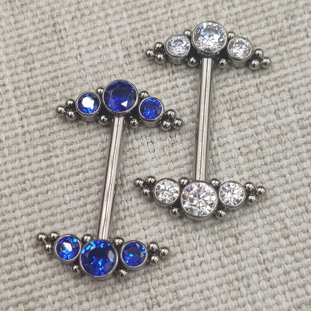 Body Jewelry Implant Grade Titanium - 14G Implant Grade Titanium ASTM F136ภายในหัวนม