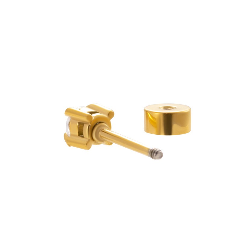 G23 ไทเทเนียมเกรดสำหรับฝังในรู - Flat Back Labret Stud บทวิจารณ์และราคา