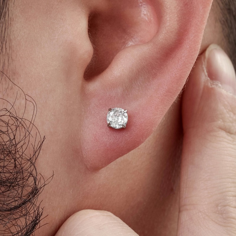 G23 ไทเทเนียมเกรดสำหรับฝังในรู - Flat Back Labret Stud บทวิจารณ์และราคา