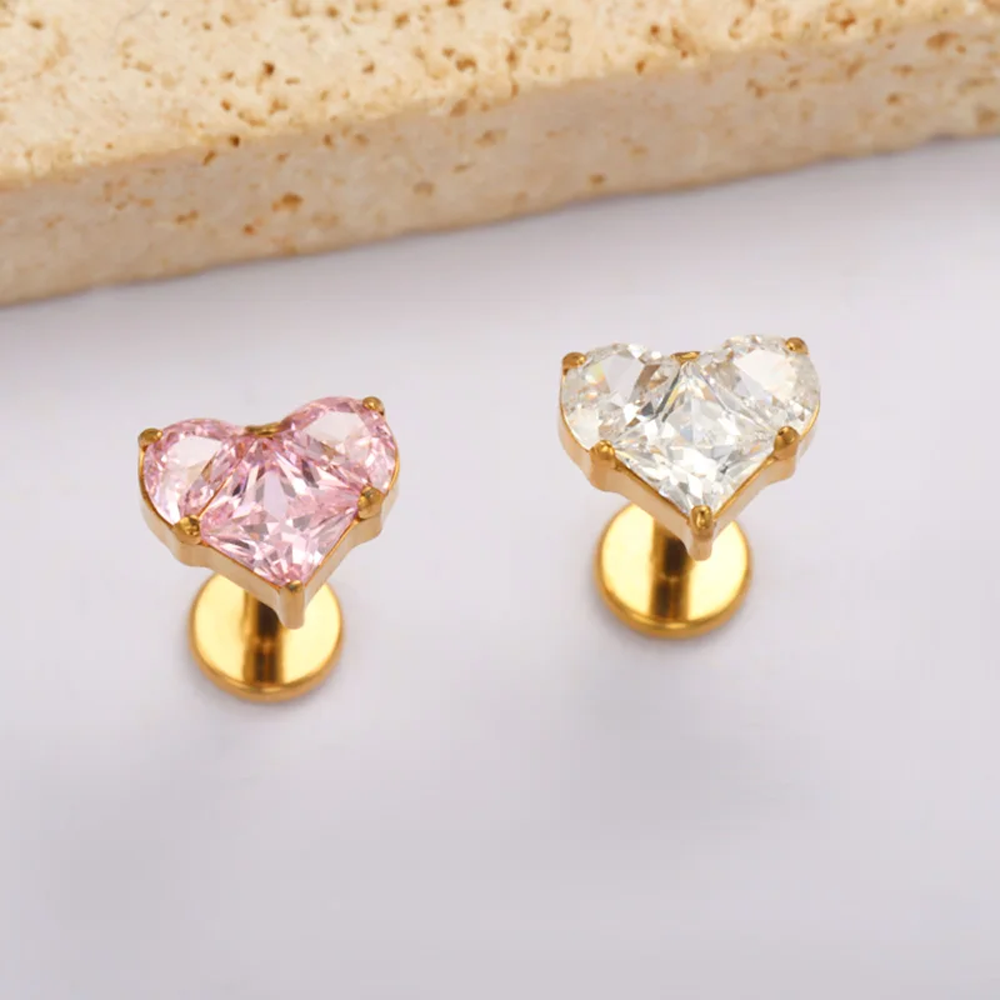 ต่างหูแฟชั่นแบบเจาะร่างกายสำหร - Body Jewelry Implant Grade Titanium บทวิจารณ์และราคา