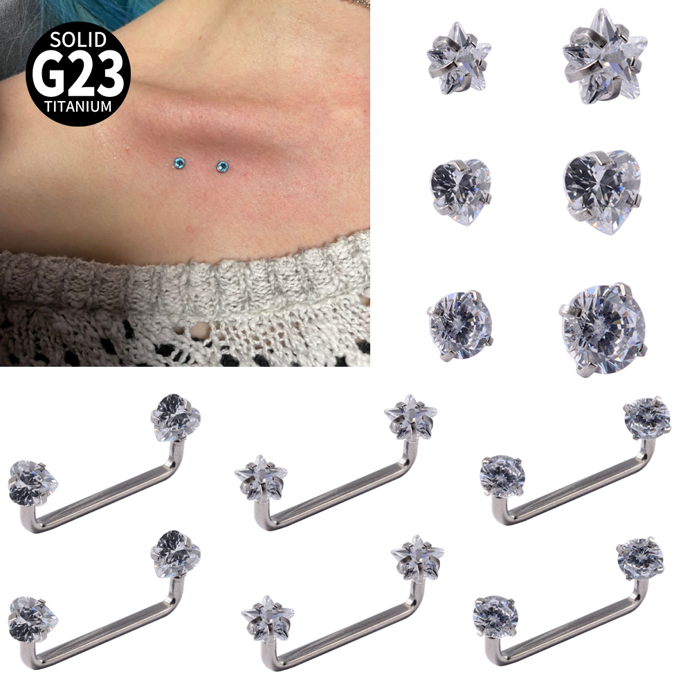 3-1PCS Implant เกรดไทเทเนียม M - Body Jewelry Implant Grade Titanium บทวิจารณ์และราคา