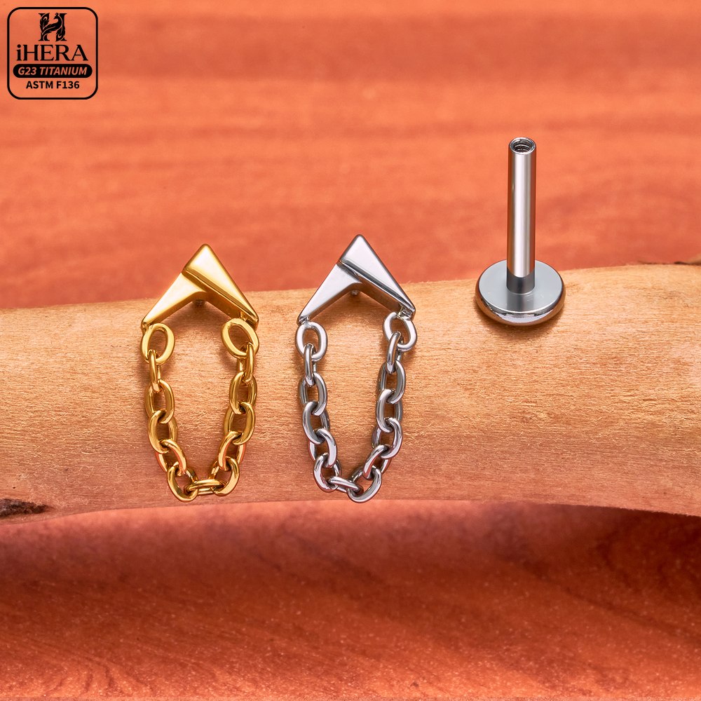 จิวเจาะริมฝีปาก/หู/กระดูกอ่อนร - Flat Back Labret Stud บทวิจารณ์และราคา