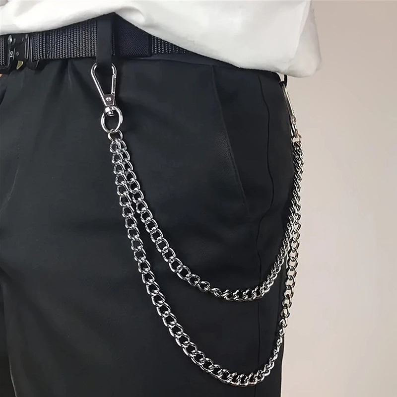 ★ ▲ เข็มขัดโซ่โลหะยาว 2/3 ชั้น - Body Jewelry Waist บทวิจารณ์และราคา