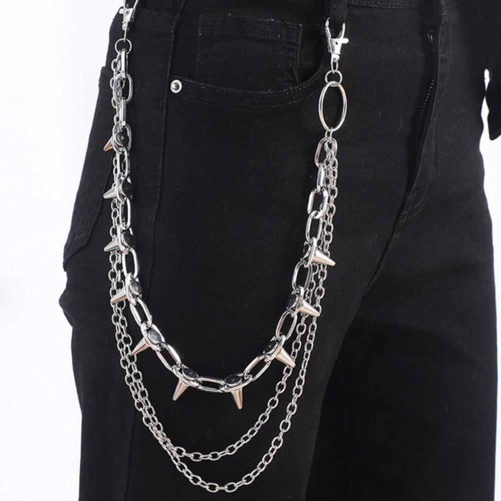 โซ่คาดเอวสไตล์ฮิปฮอป พังก์ร็อก - Body Jewelry Waist บทวิจารณ์และราคา