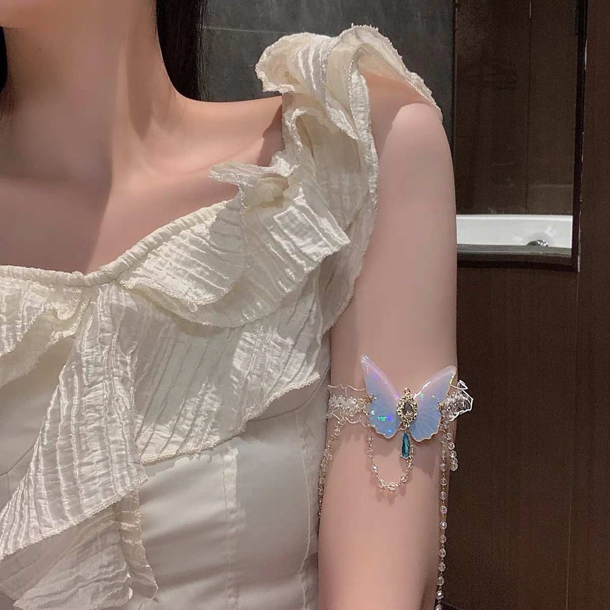 แฟชั่นรูปแบบผีเสื้อยืดหยุ่นลูก - Body Jewelry Leg Chain บทวิจารณ์และราคา