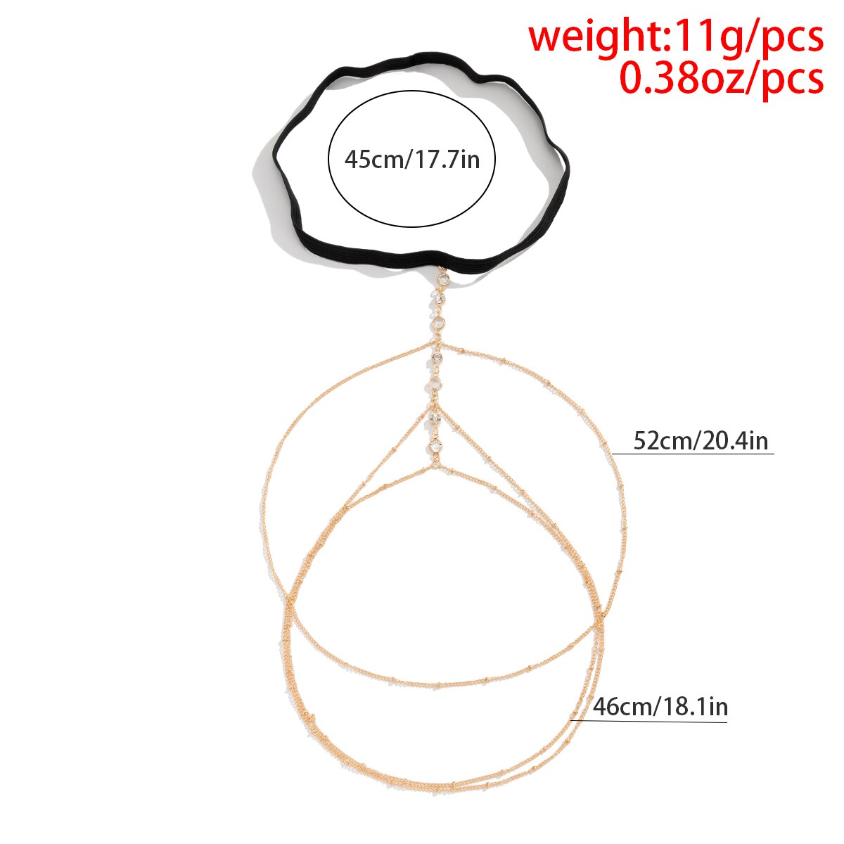Boho แถบยืดหยุ่นคริสตัลขาต้นขา - Body Jewelry Leg Chain บทวิจารณ์และราคา