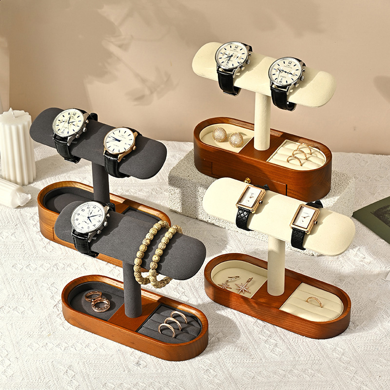 Oirlv ไม้เนื้อแข็งนาฬิกาออแกไน - Body Jewelry Organizer บทวิจารณ์และราคา
