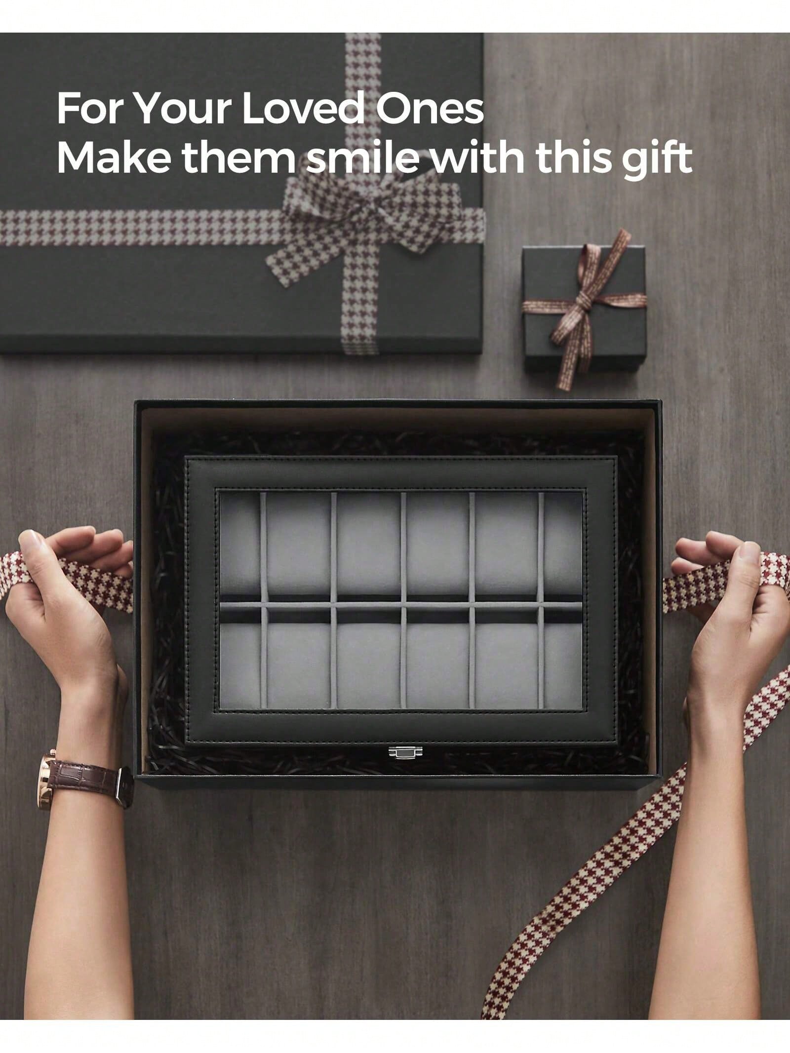 กล่องเก็บนาฬิกาแบบล็อคได้ 12 ช - Body Jewelry Organizer บทวิจารณ์และราคา