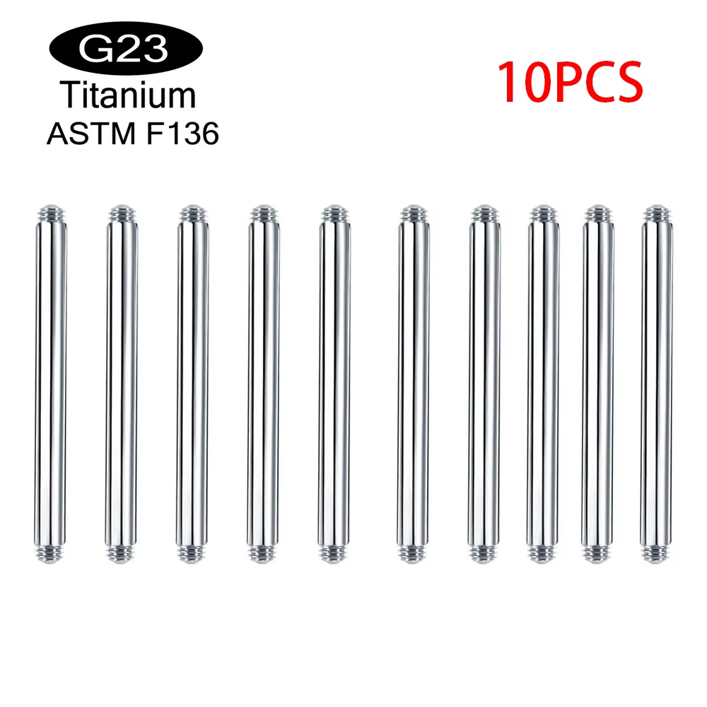 10 ชิ้น/ล็อต ไทเทเนียมเกรด AST - Body Jewelry Implant Grade Titanium บทวิจารณ์และราคา