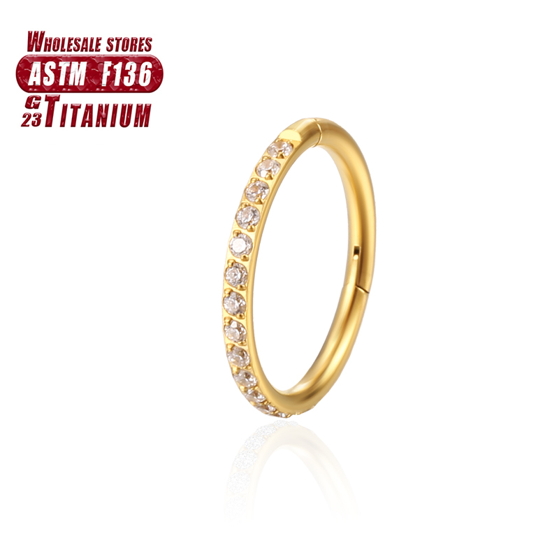 F136 ไทเทเนียมแหวนจมูก Implant - Body Jewelry Implant Grade Titanium บทวิจารณ์และราคา