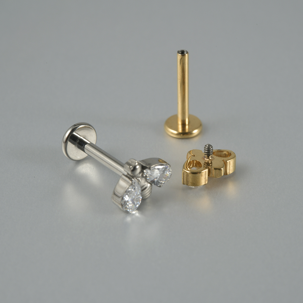 Dreamlee G23 ไทเทเนียมสกรูด้าน - Flat Back Labret Stud บทวิจารณ์และราคา