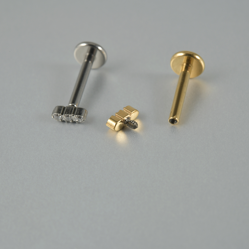 Dreamlee G23 ไทเทเนียมสกรูด้าน - Flat Back Labret Stud บทวิจารณ์และราคา