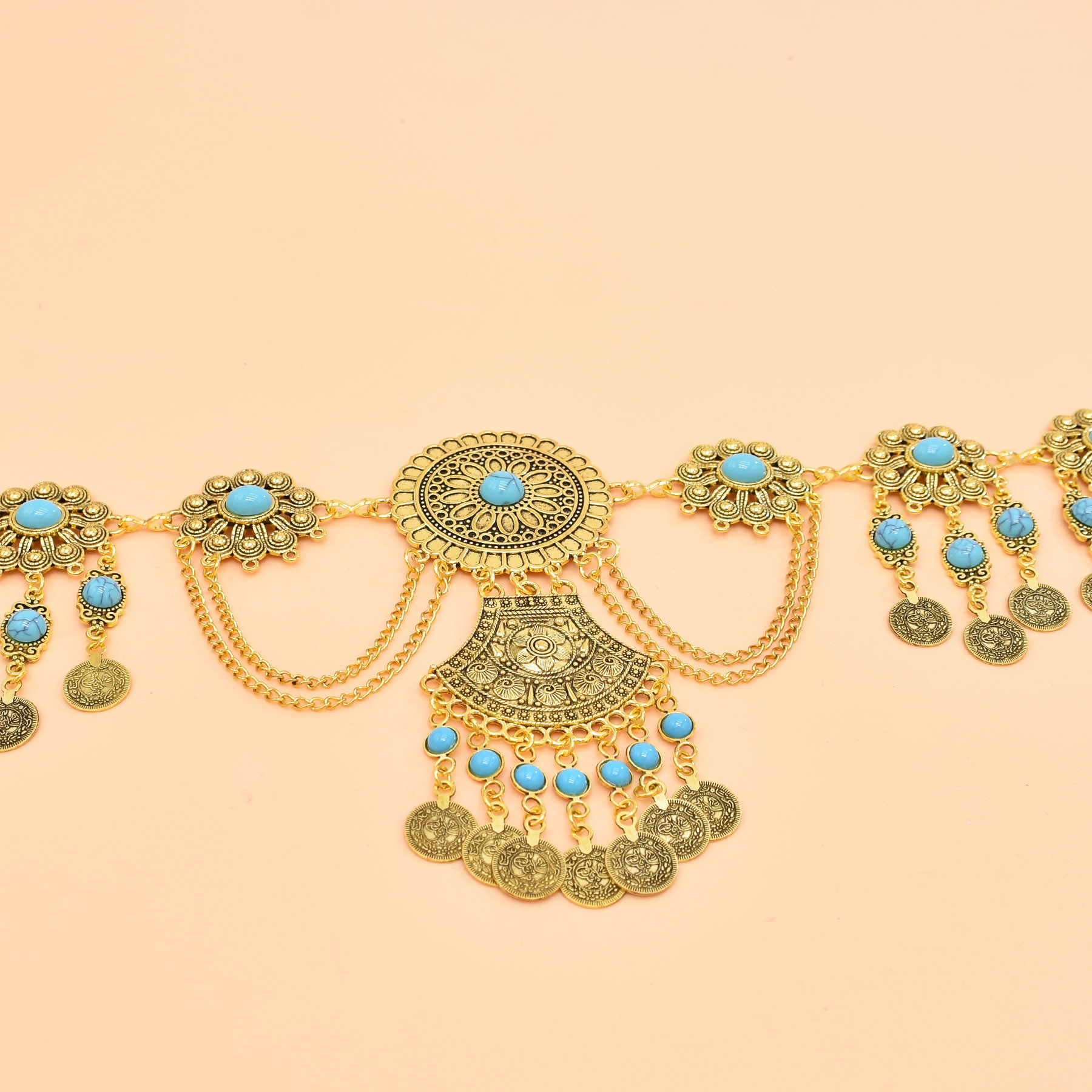 ชุดเดรสโลหะสไตล์ยิปซีอินเดียย้ - Body Jewelry Indian บทวิจารณ์และราคา