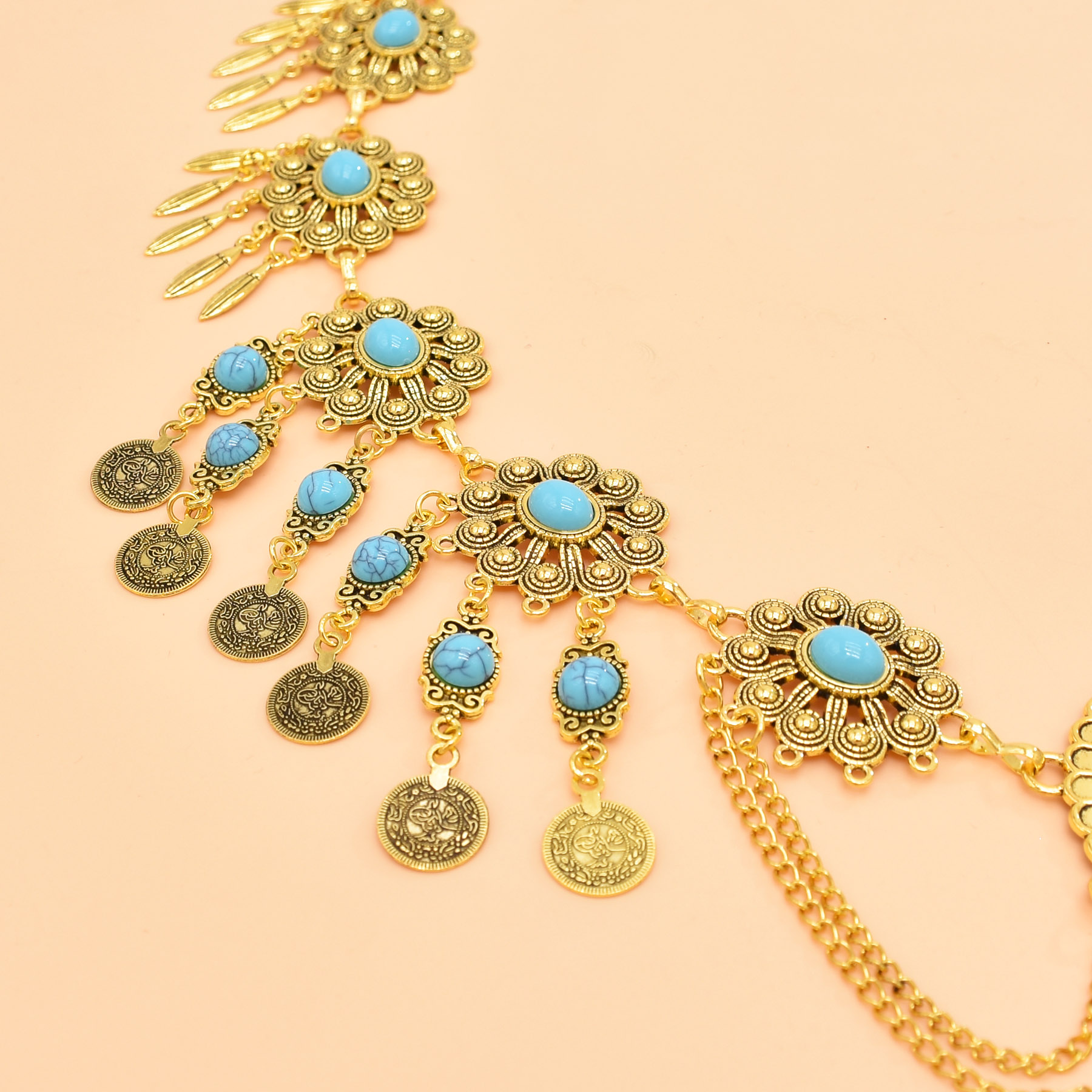 ชุดเดรสโลหะสไตล์ยิปซีอินเดียย้ - Body Jewelry Indian บทวิจารณ์และราคา