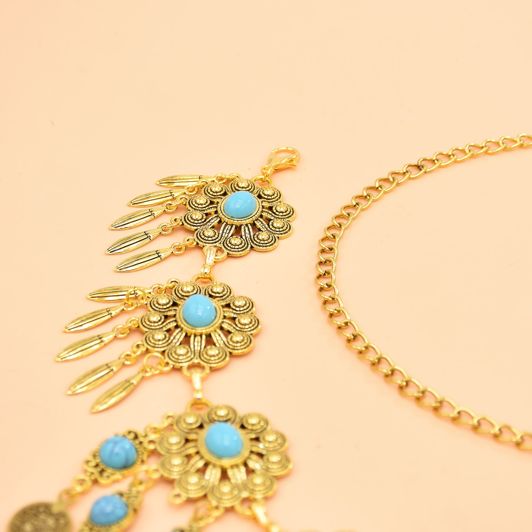 ชุดเดรสโลหะสไตล์ยิปซีอินเดียย้ - Body Jewelry Indian บทวิจารณ์และราคา
