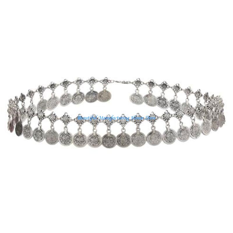 E56A เหรียญ Belly Chain ชุดเต้ - Body Jewelry Indian บทวิจารณ์และราคา