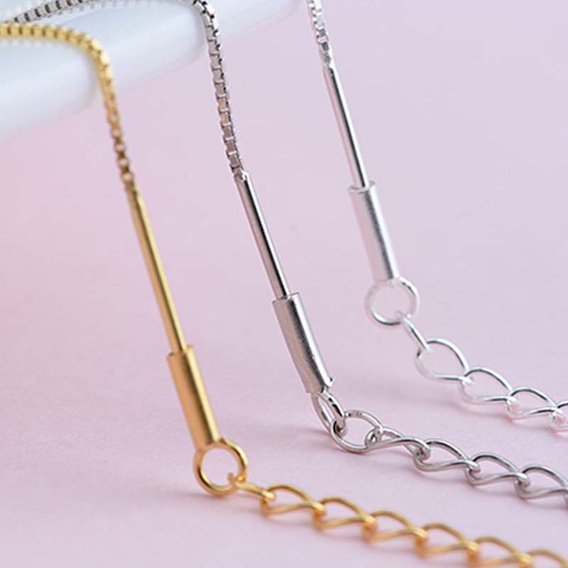 แท้925สเตอร์ลิงสร้อยคอเงินสร้อ - Body Jewelry Organizer บทวิจารณ์และราคา
