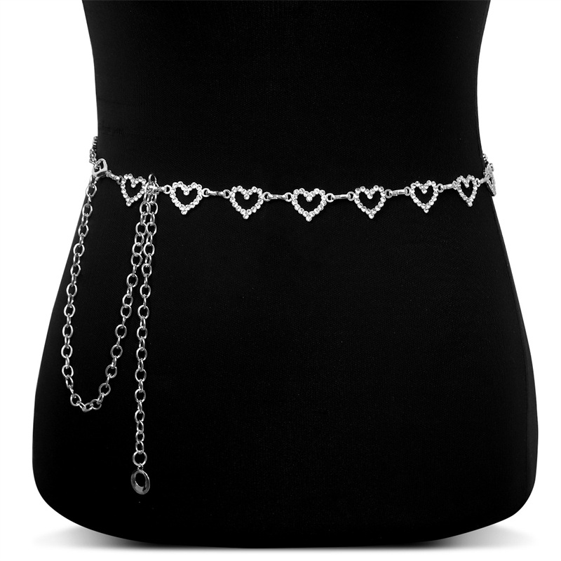 เข็มขัดคาดเอวรูปหัวใจประดับเพช - Body Jewelry In Bulk บทวิจารณ์และราคา