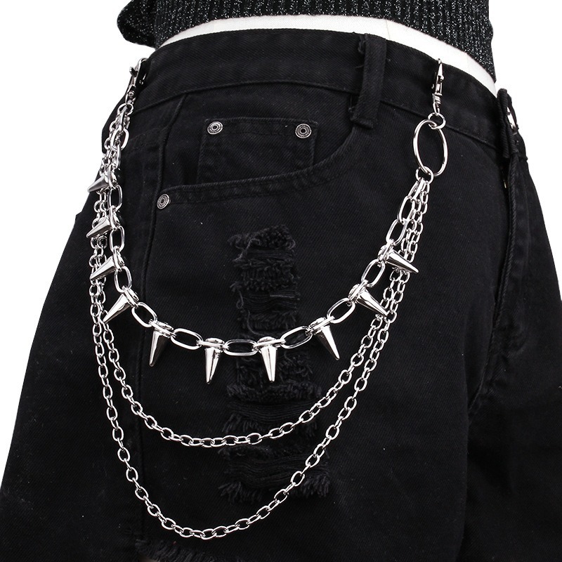 โซ่คาดเอวสไตล์ฮิปฮอป พังก์ร็อก - Body Jewelry Waist บทวิจารณ์และราคา