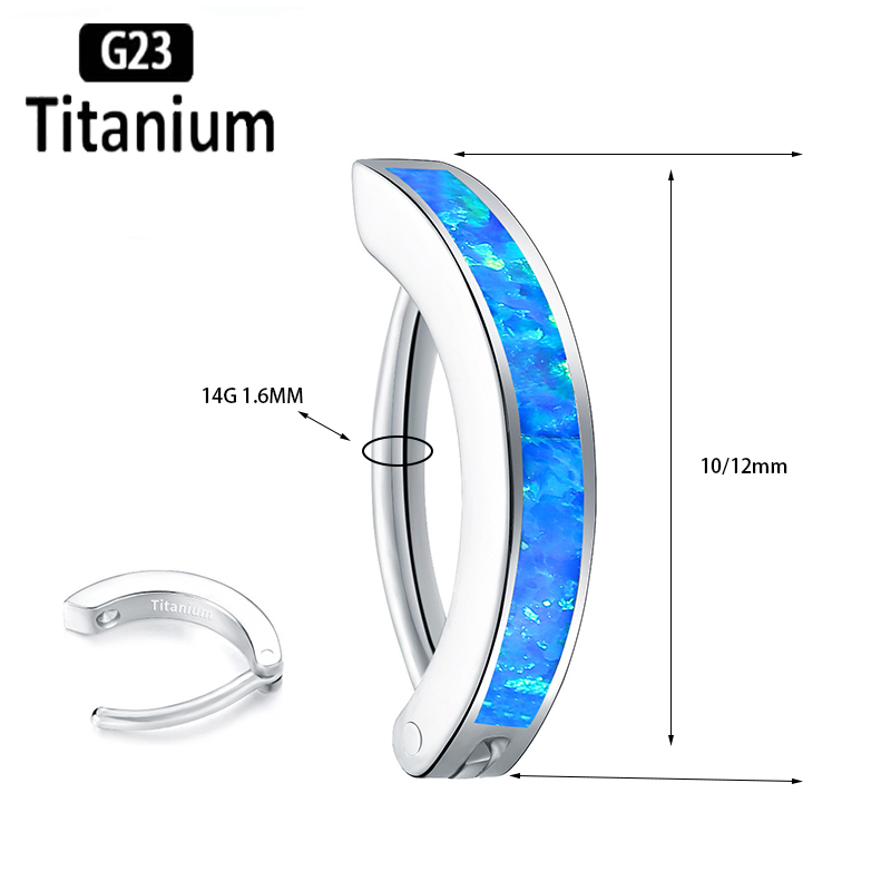 1PC 14G Implant เกรด G23 ไทเทเ - Body Jewelry Implant Grade Titanium บทวิจารณ์และราคา