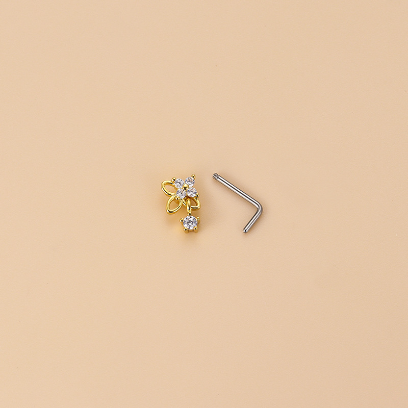 1PC 20G 316L สแตนเลสสตีล CZ Da - Body Jewelry Indian บทวิจารณ์และราคา