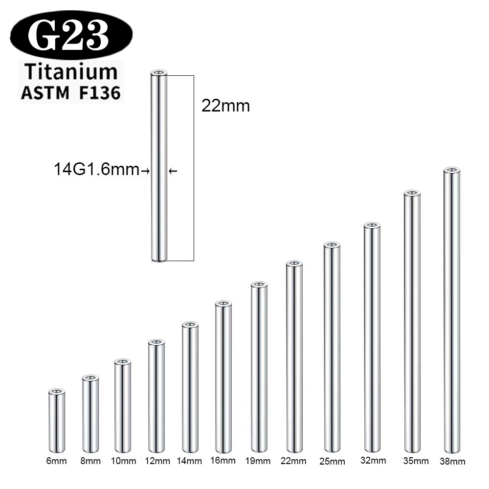 1/5/50 ชิ้น ASTM F136 ไทเทเนีย - Body Jewelry Implant Grade Titanium บทวิจารณ์และราคา