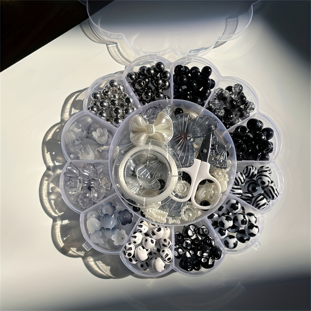 ลูกปัดอะคริลิกแบบกล่องลายดอกไม - Body Jewelry Organizer บทวิจารณ์และราคา
