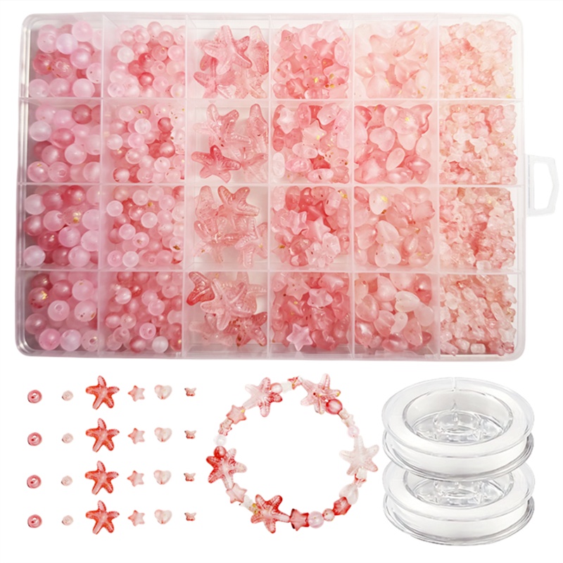 ลูกปัดอะคริลิกแบบหลวมสีทองด้าน - Body Jewelry Organizer บทวิจารณ์และราคา