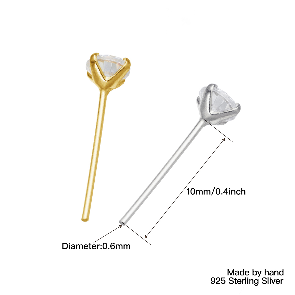 36ชิ้น/แพ็ค925เงินสเตอร์ลิง Zi - Body Jewelry Indian บทวิจารณ์และราคา