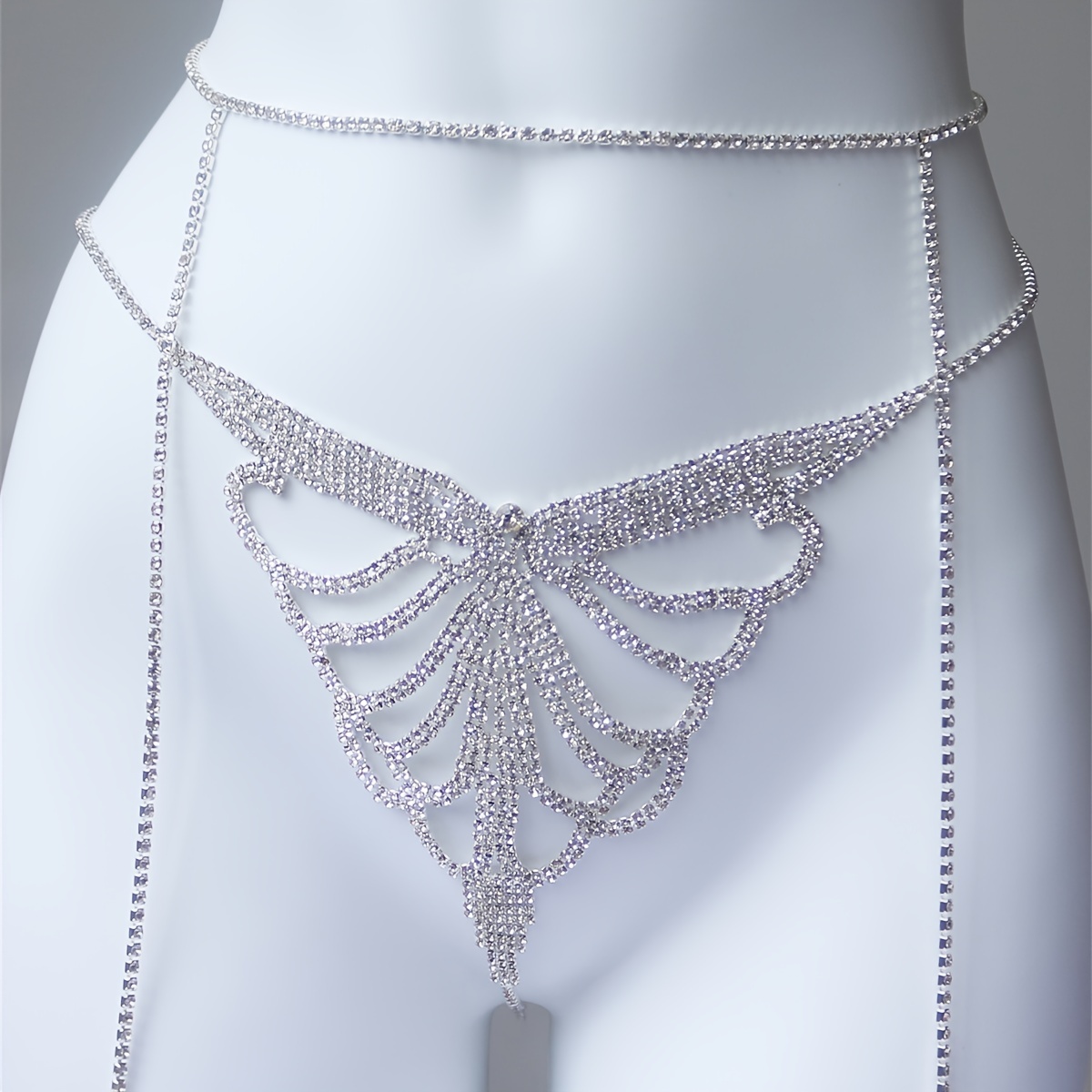 สร้อยคอประดับพลอยเทียมแบบหลายช - Body Jewelry Waist บทวิจารณ์และราคา