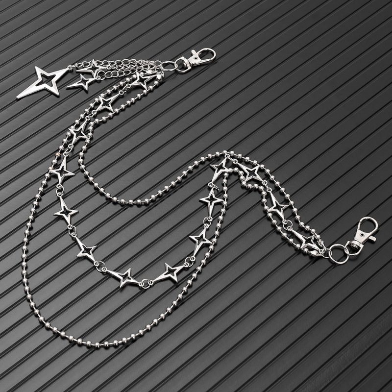 สร้อยคาดเอวแบบหลายชั้นลายดาวสไ - Body Jewelry Waist บทวิจารณ์และราคา