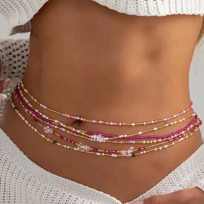 ชุดเครื่องประดับรัดเอวแบบโบโฮ  - Body Jewelry Waist บทวิจารณ์และราคา