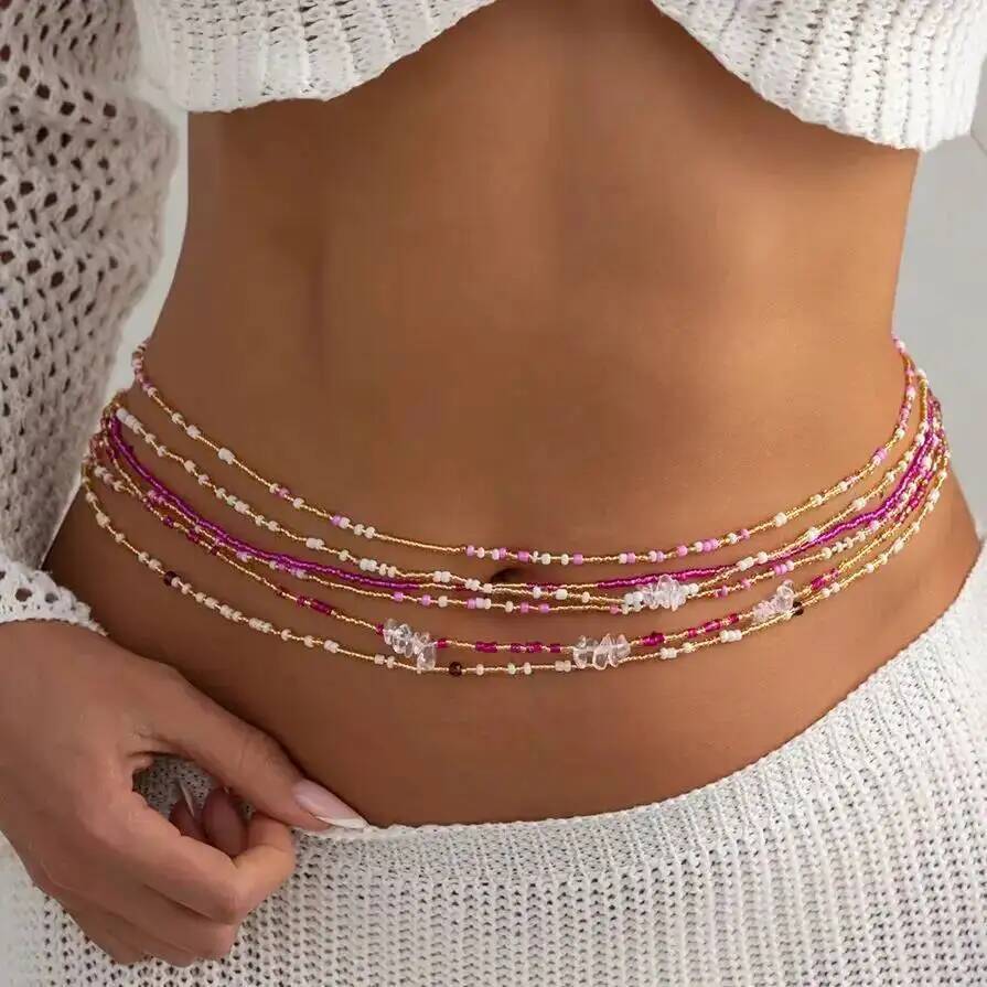 ชุดเครื่องประดับรัดเอวแบบโบโฮ  - Body Jewelry Waist บทวิจารณ์และราคา