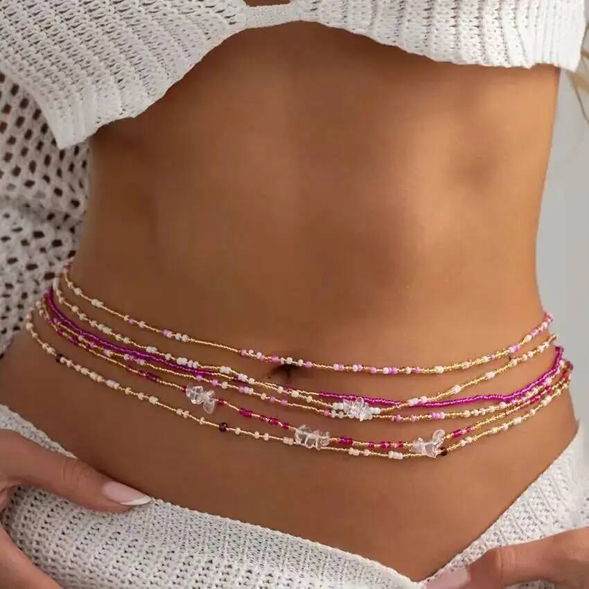 ชุดเครื่องประดับรัดเอวแบบโบโฮ  - Body Jewelry Waist บทวิจารณ์และราคา